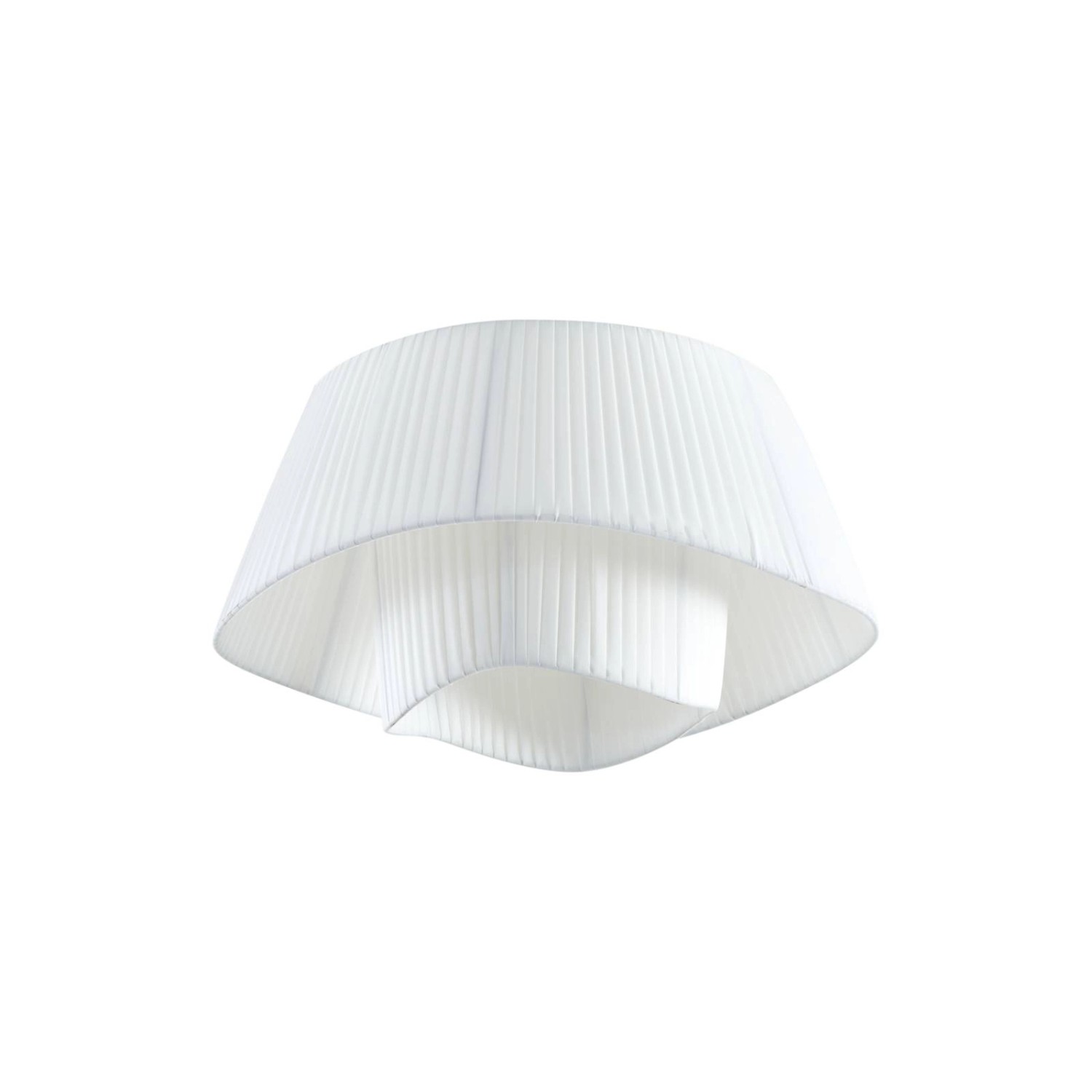 Lindby Deckenlampe Eryndor 10020370 Modern in Weiß aus Textil 1-flammig E27 Wohnzimmerleuchte