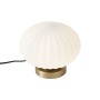 QAZQA Design Tischleuchte Messing mit Opalglas Mochi_7