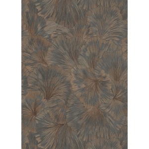 Guido Maria Kretschmer Vliestapete Shine Anthrazit mit floralem Muster.