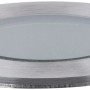 Runder Paulmann Bodeneinbaustrahler Floor GU10 aus Edelstahl, Ø 10,5 cm.
