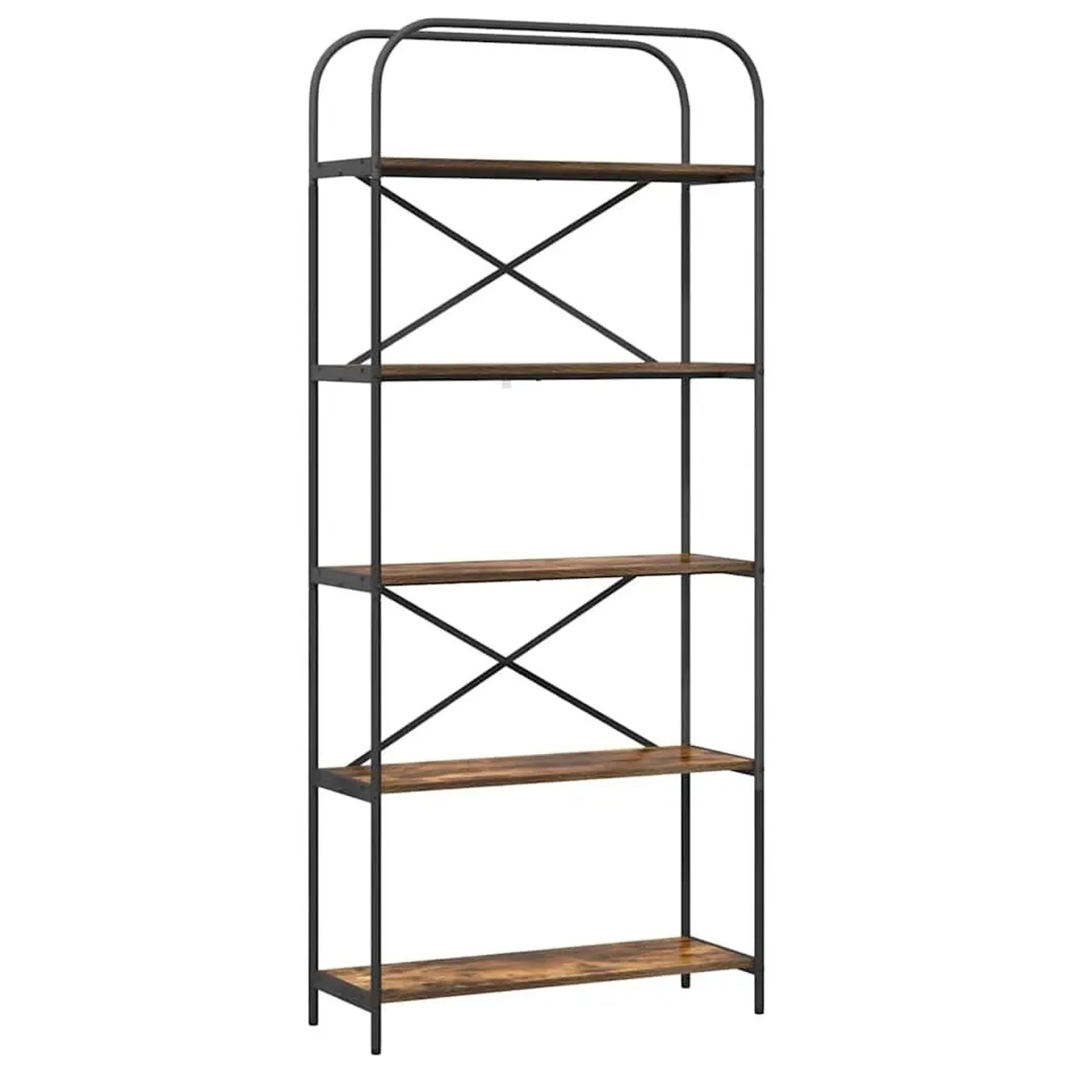 vidaXL Bücherregal Geräucherte Eiche 80 x 30 x 183 cm Holzwerkstoff 879835 günstig online kaufen