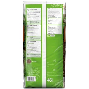 Sack GROW by OBI Rindenmulch fein, 45l. Mulch zur Bodenabdeckung und Unkrautunterdrückung.