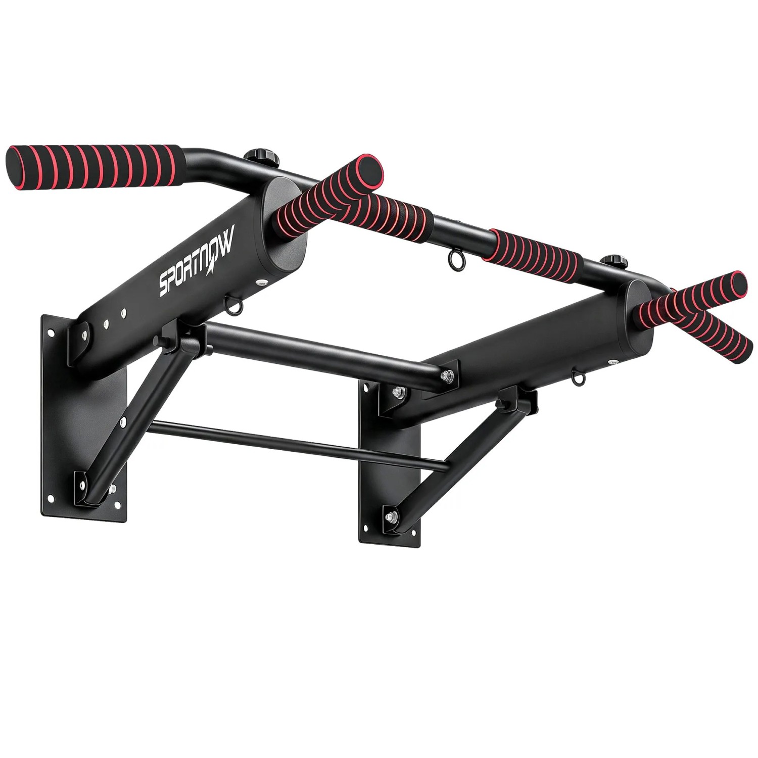 SPORTNOW Klimmzugstange Stahl 98L x 65B x 31H cm Schwarz