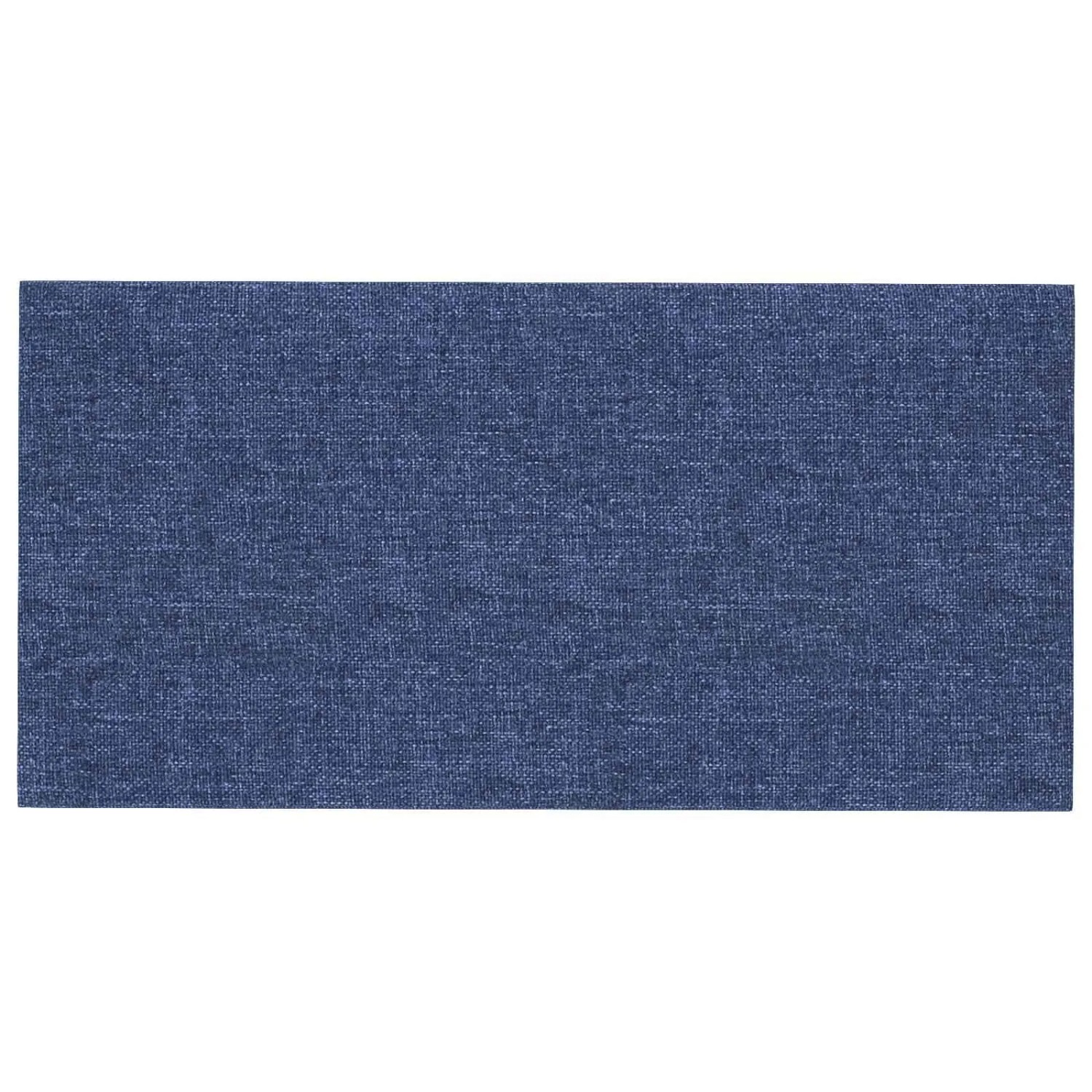vidaXL Wandkopfteilen 12 Stk Blau 30 x 15 cm Stoff 4008309