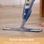 Bona Spray Mop für geölte Holzböden in Aktion, Reinigungsgeräte für streifenfreie Pflege.