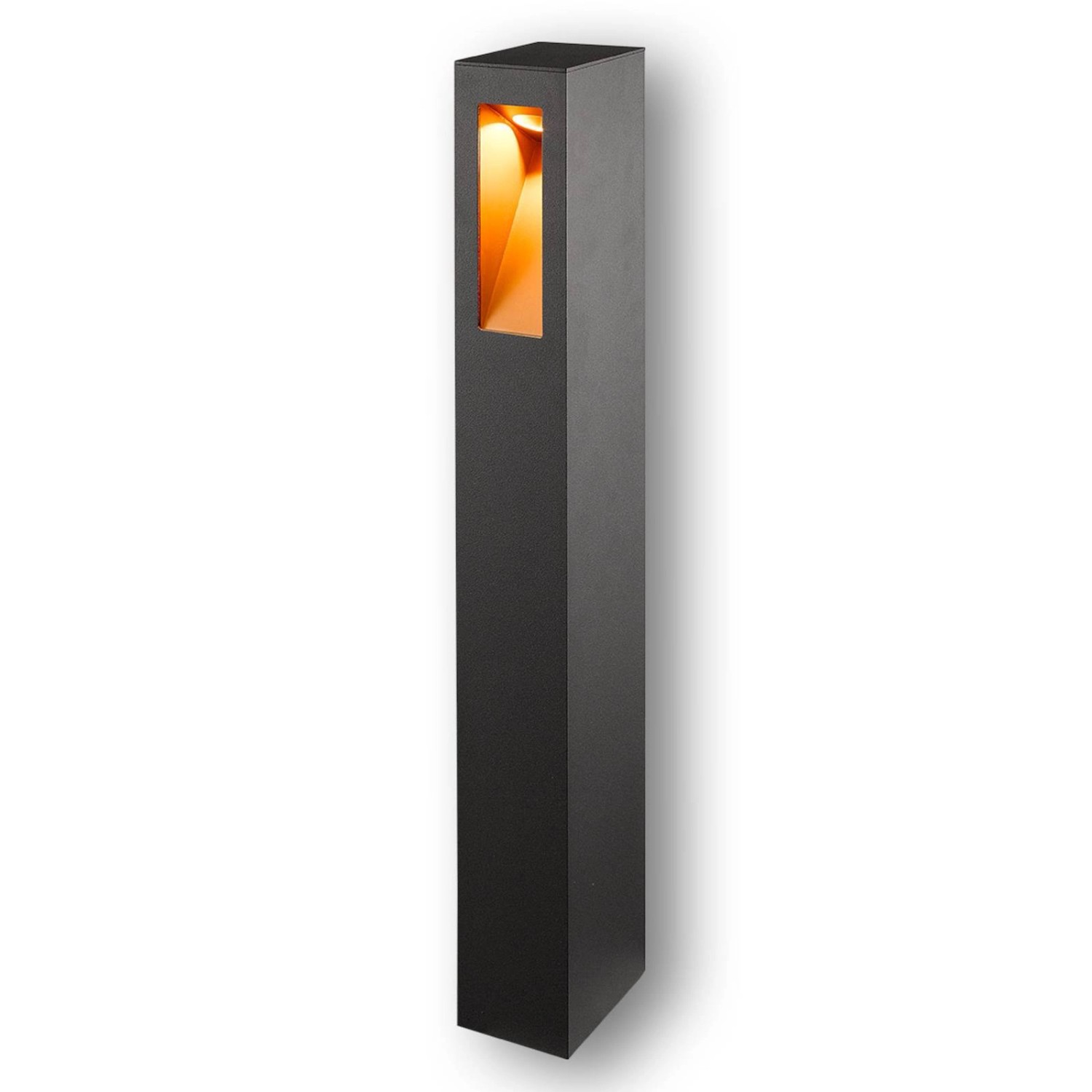 Thumbnail - Lucande LED Außenleuchte Jenke 9618013 Spritzwassergeschützt Modern in Schwarz aus Aluminium 1-flammig
