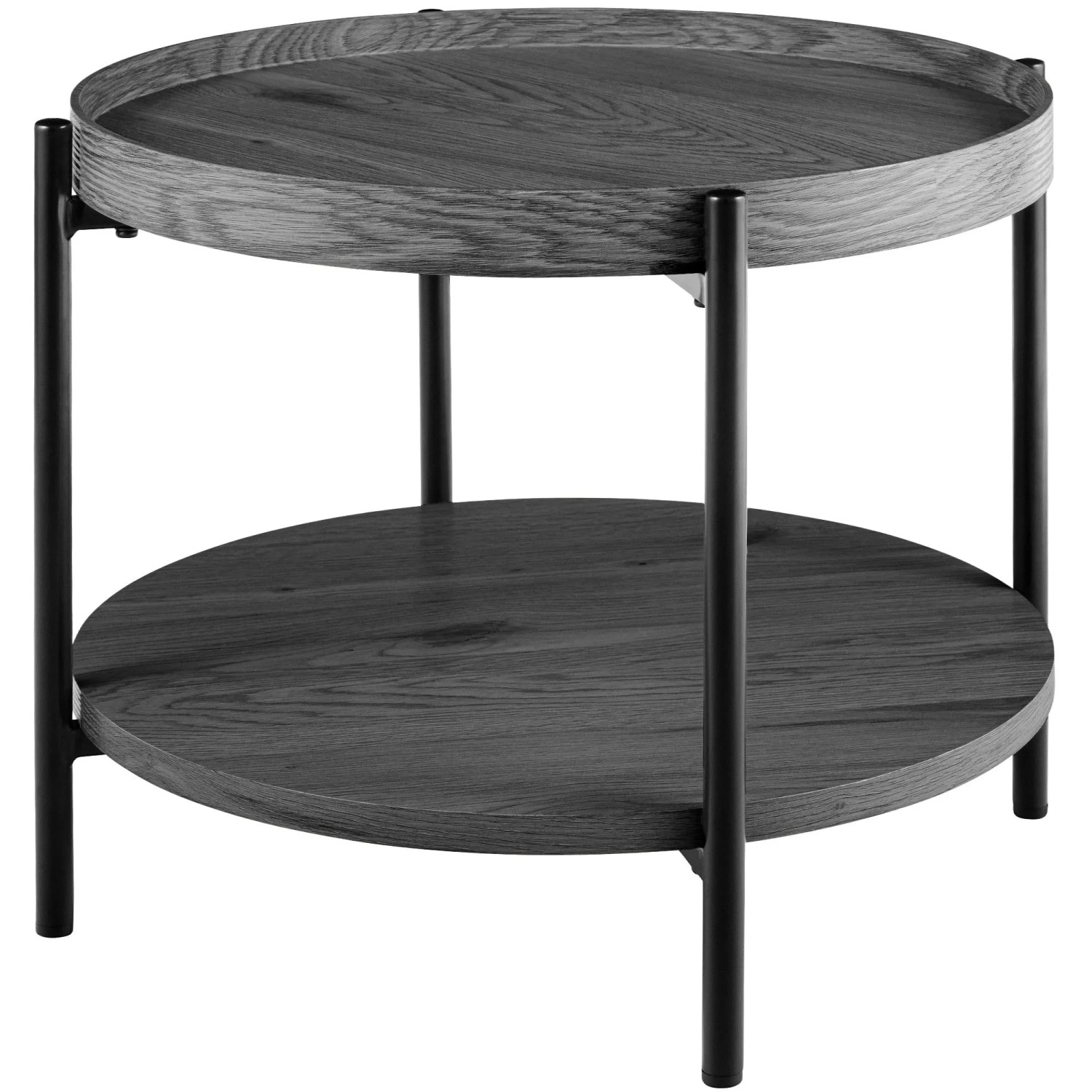 CLP Couchtisch Corbitan grau/Ø 50 cm