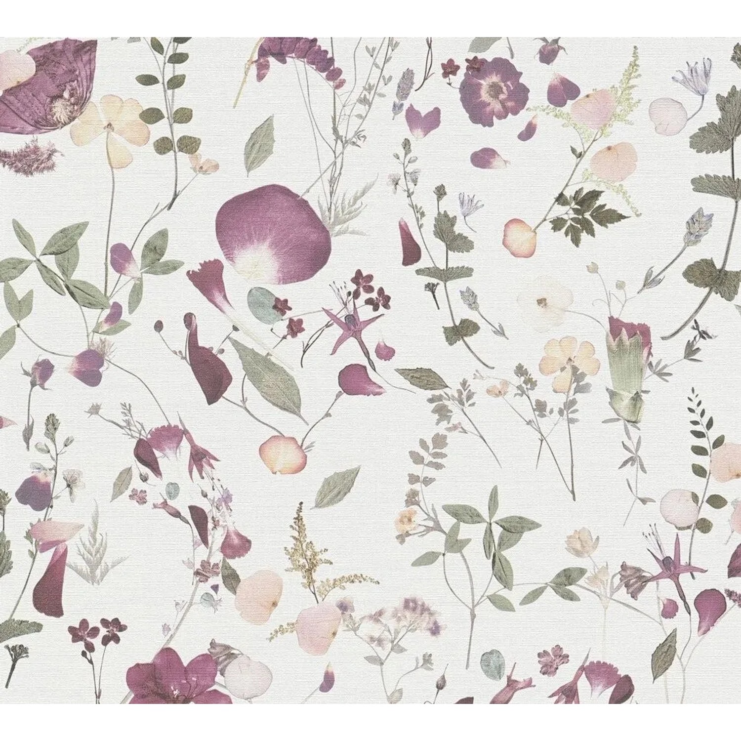 Tadessi Tapete Floral M1-No.11304 Vliestapete in Weiß