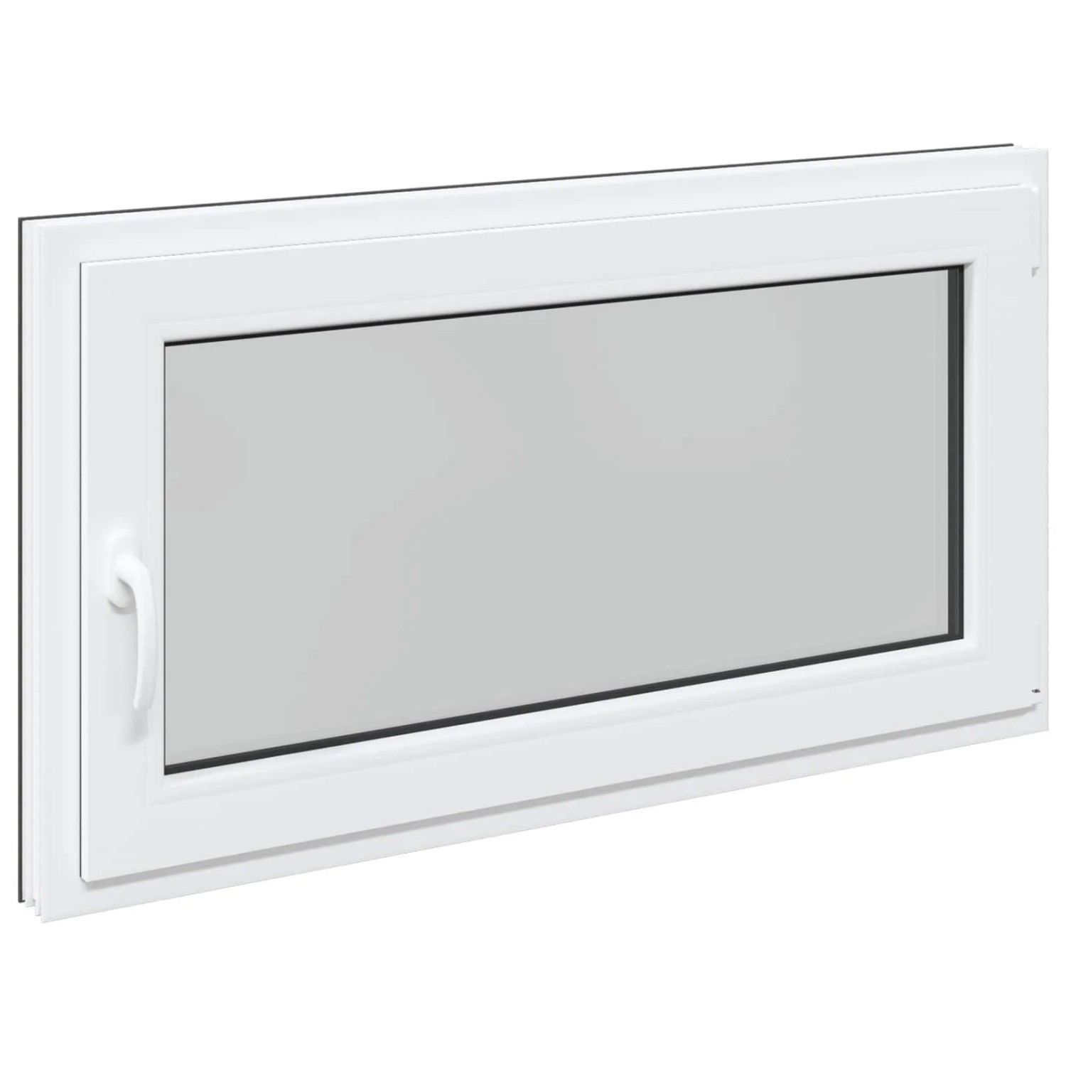 vidaXL Kellerfenster RISOR Anthrazit 120 x 60 cm PVC und Glas 42047343