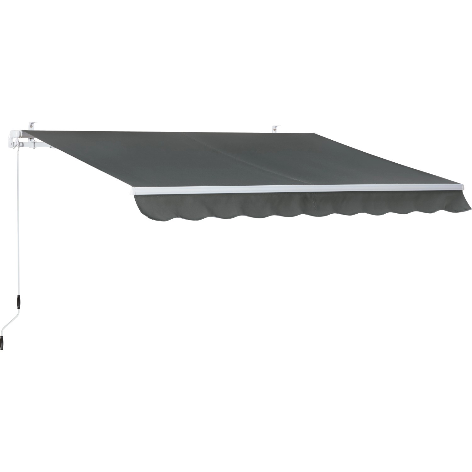 Markisenstoff 300 cm x 200 cm Grau meliert kaufen bei OBI