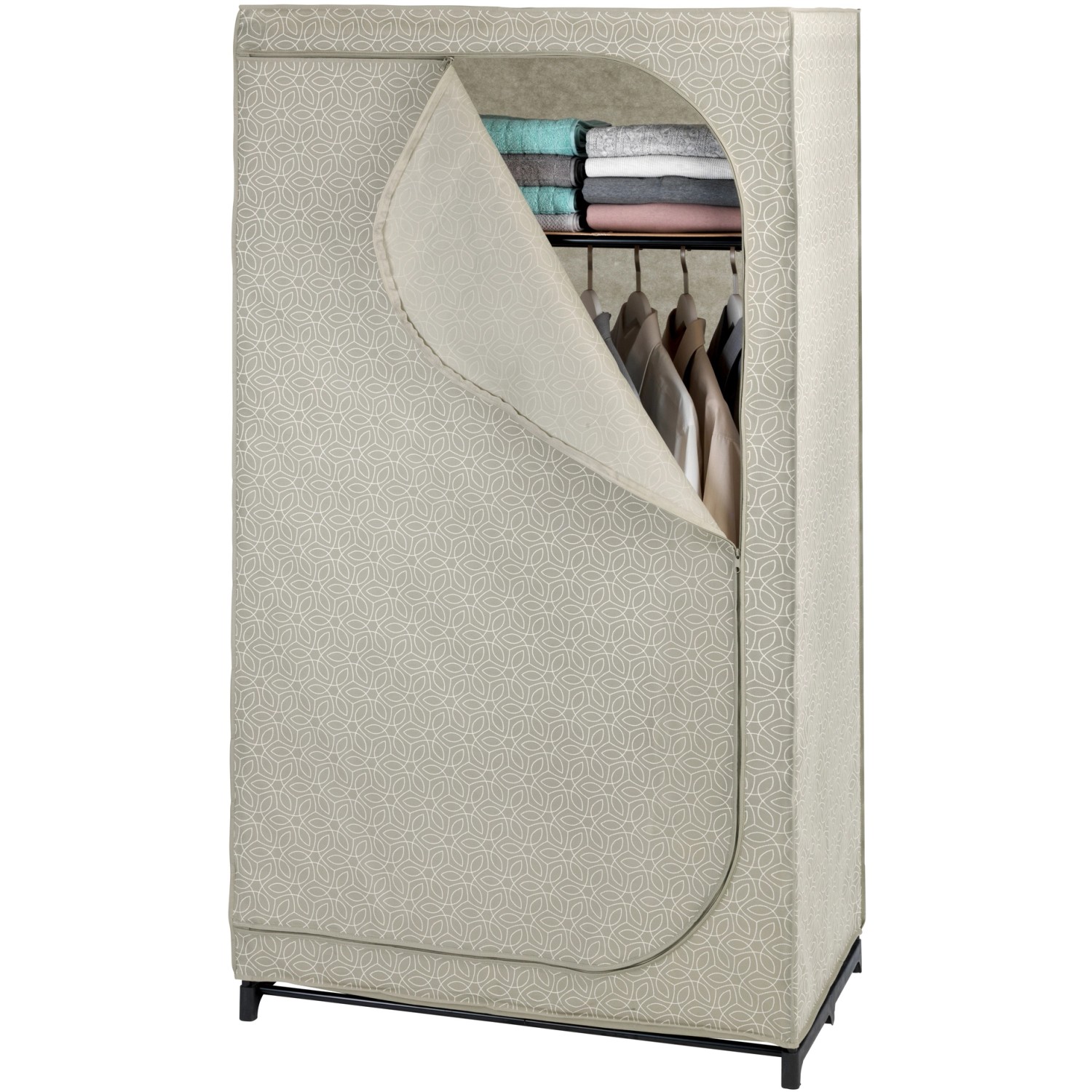 Wenko Kleiderschrank Balance Taupe mit Ablage