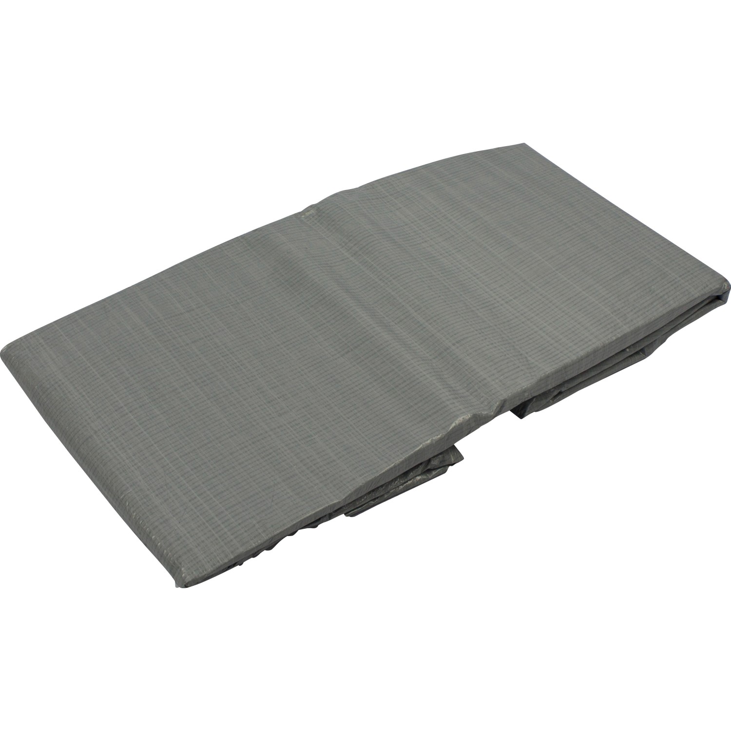 Graue EXIT Pool Bodenplane 500x500 cm zum Schutz des Poolbodens vor Beschädigungen und Schimmel.