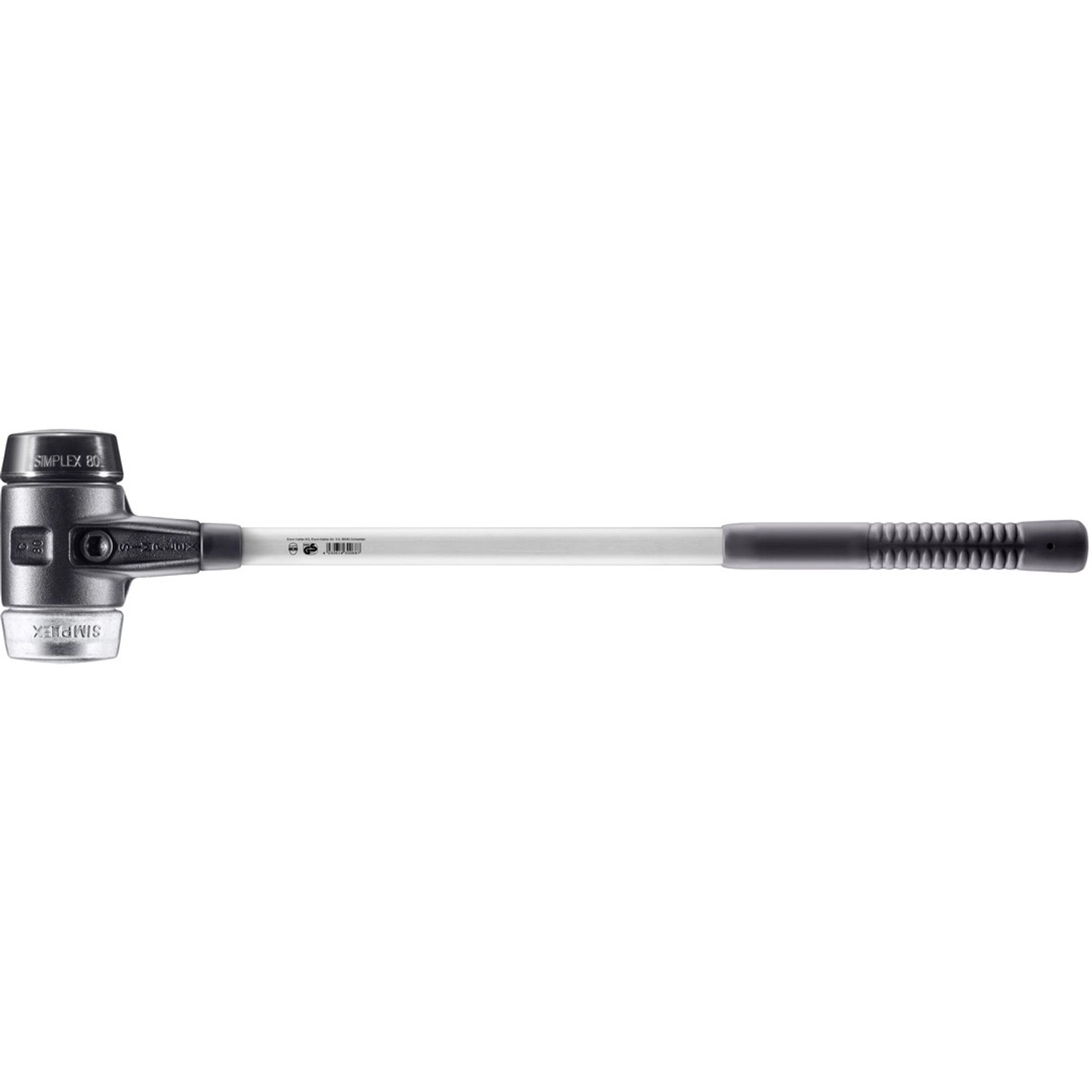 Halder Simplex Vorschlaghammer Ø 80 mm Gummi Schwarz   Weichmetall mit Vers günstig online kaufen