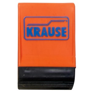Krause Monto Fußkappe, orange, 64 mm, für Leitern und Tritte.