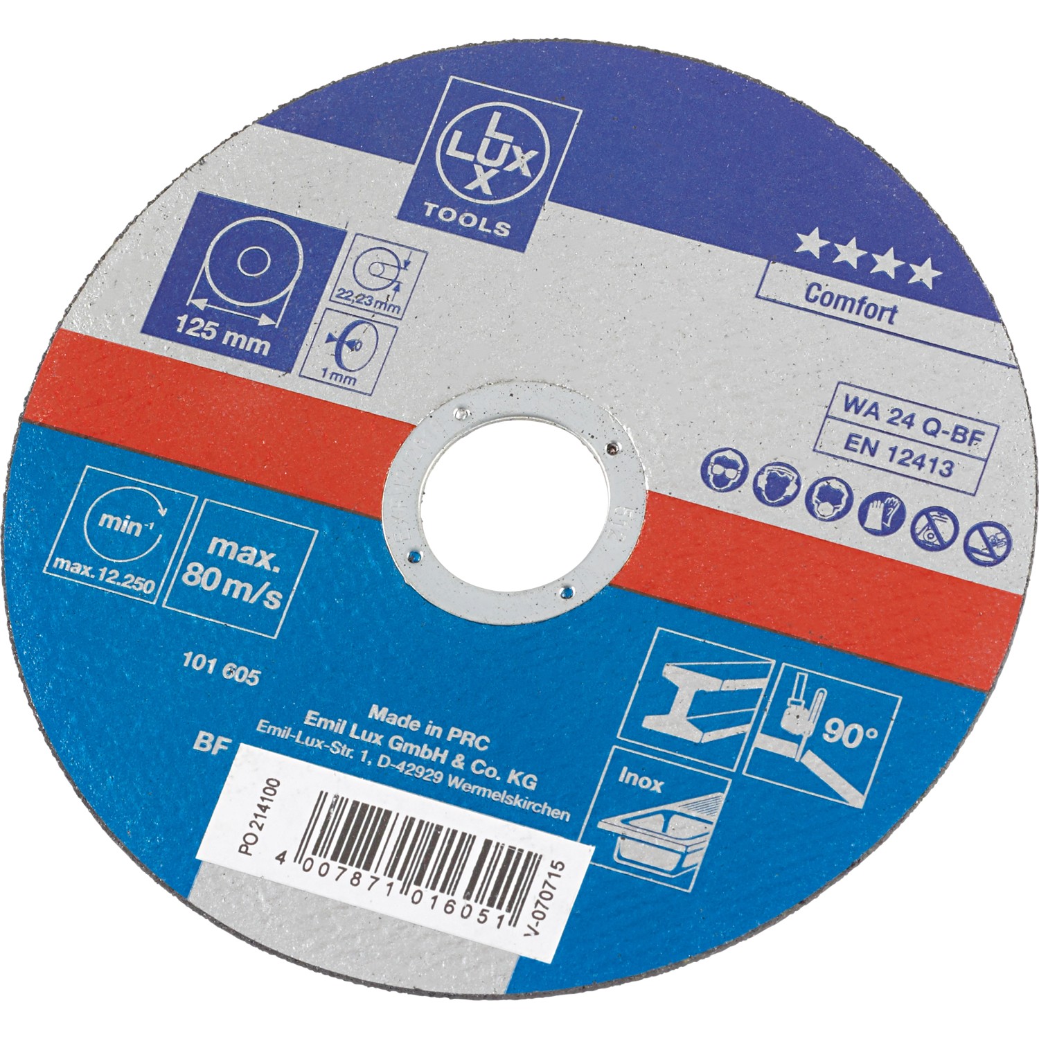 LUX Gewebe-Trennscheibe 125 mm