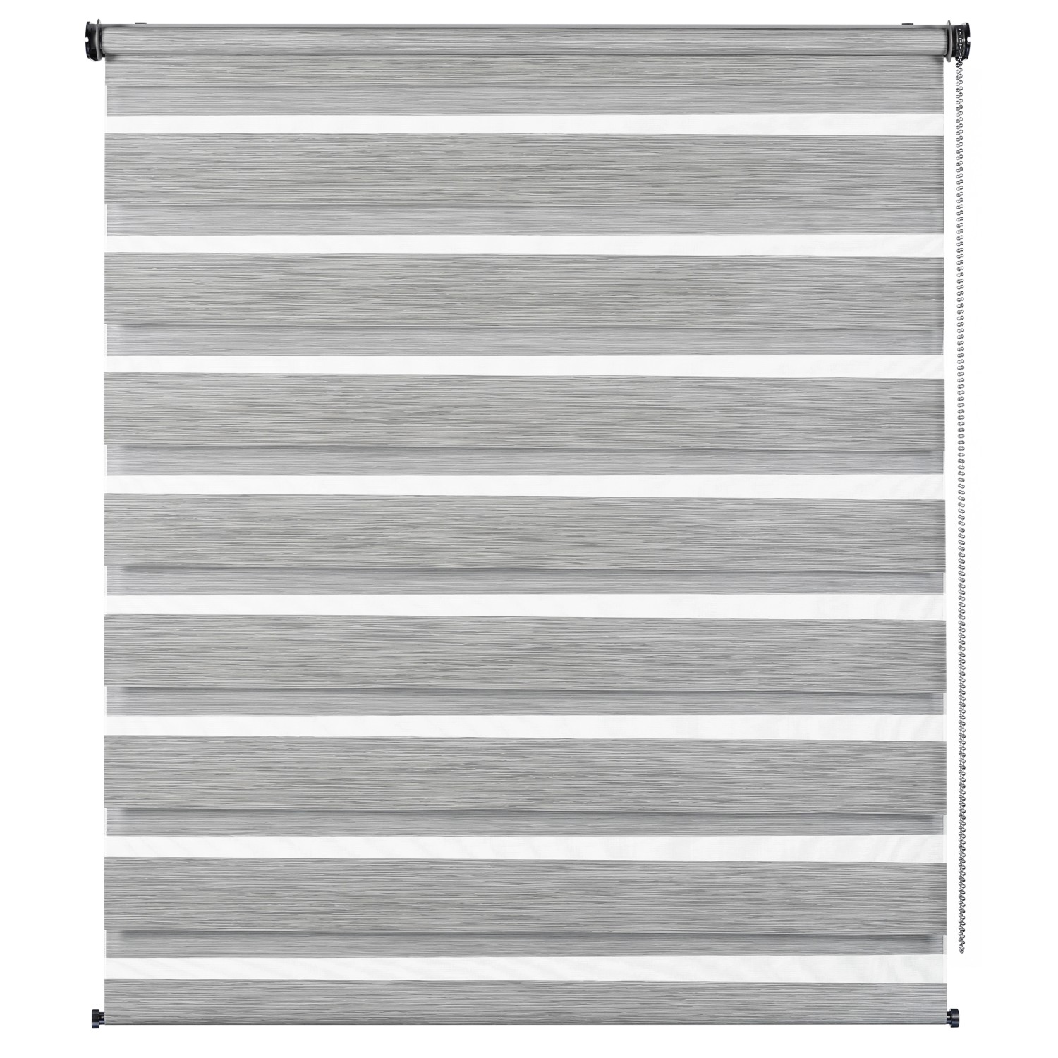 Gardinia Doppelrollo de Luxe 70 cm x 180 cm Grau günstig online kaufen