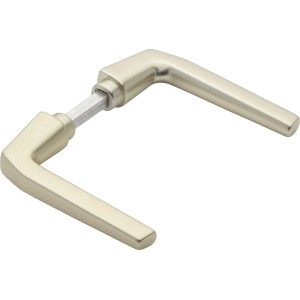 AnsaPro Zimmertür-Drückerpaar Aller, Alu Neusilber für Innentüren.