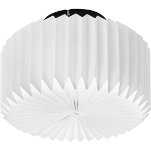 ZMH Deckenleuchte 1-flammig G9 Weiß Mit Papier Lampenschirm Vintage Küchenlampe Max 40W