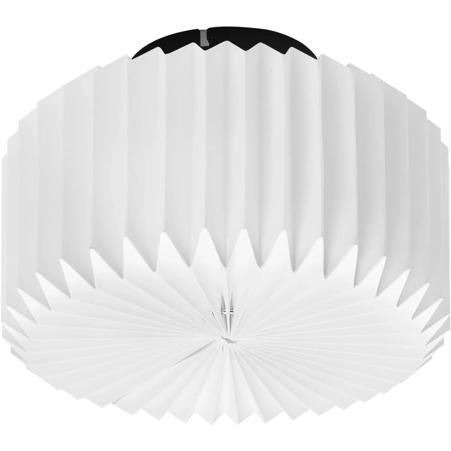 ZMH Deckenleuchte 1-flammig G9 Weiß Mit Papier Lampenschirm Vintage Küchenlampe Max 40W