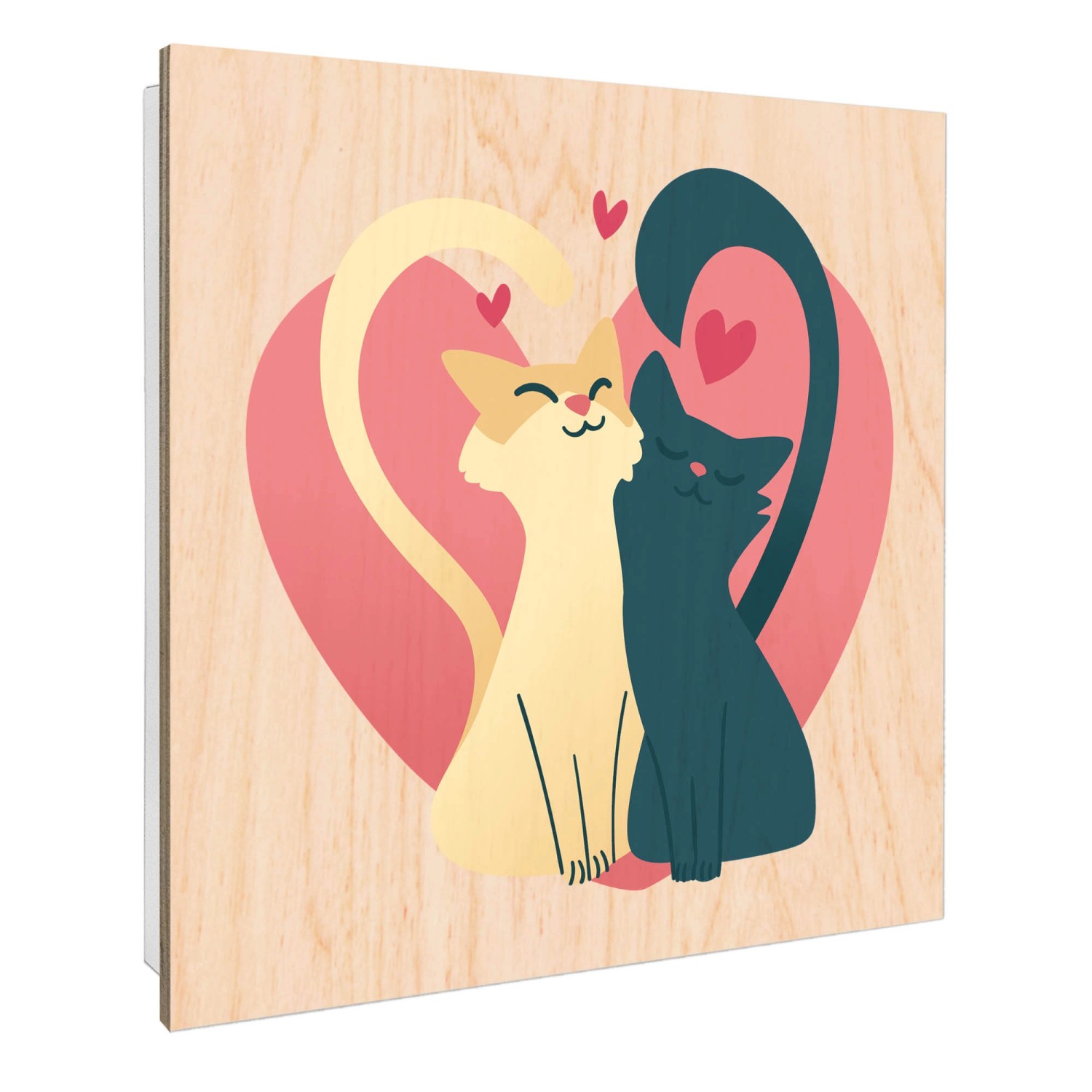 Banjado Großer Schlüsselbox Holz 30x30cm Weiß Scharnier Rechts 50 Haken Sch günstig online kaufen
