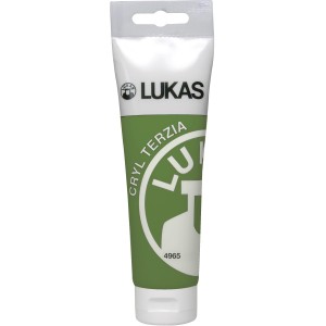 Tube Lukas Cryl Terzia Acrylfarbe, Saftgrün, 125ml. Künstler-Acrylfarbe in Studienqualität.