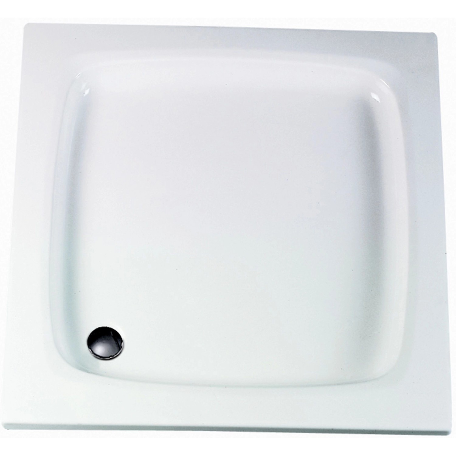 Schulte Duschwanne eckig flach Sanitäracryl 90 x 90 cm