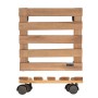 Wagner Multi Roller GH0631 aus Palisanderholz mit 4 Rollen, Tragkraft 100 kg.