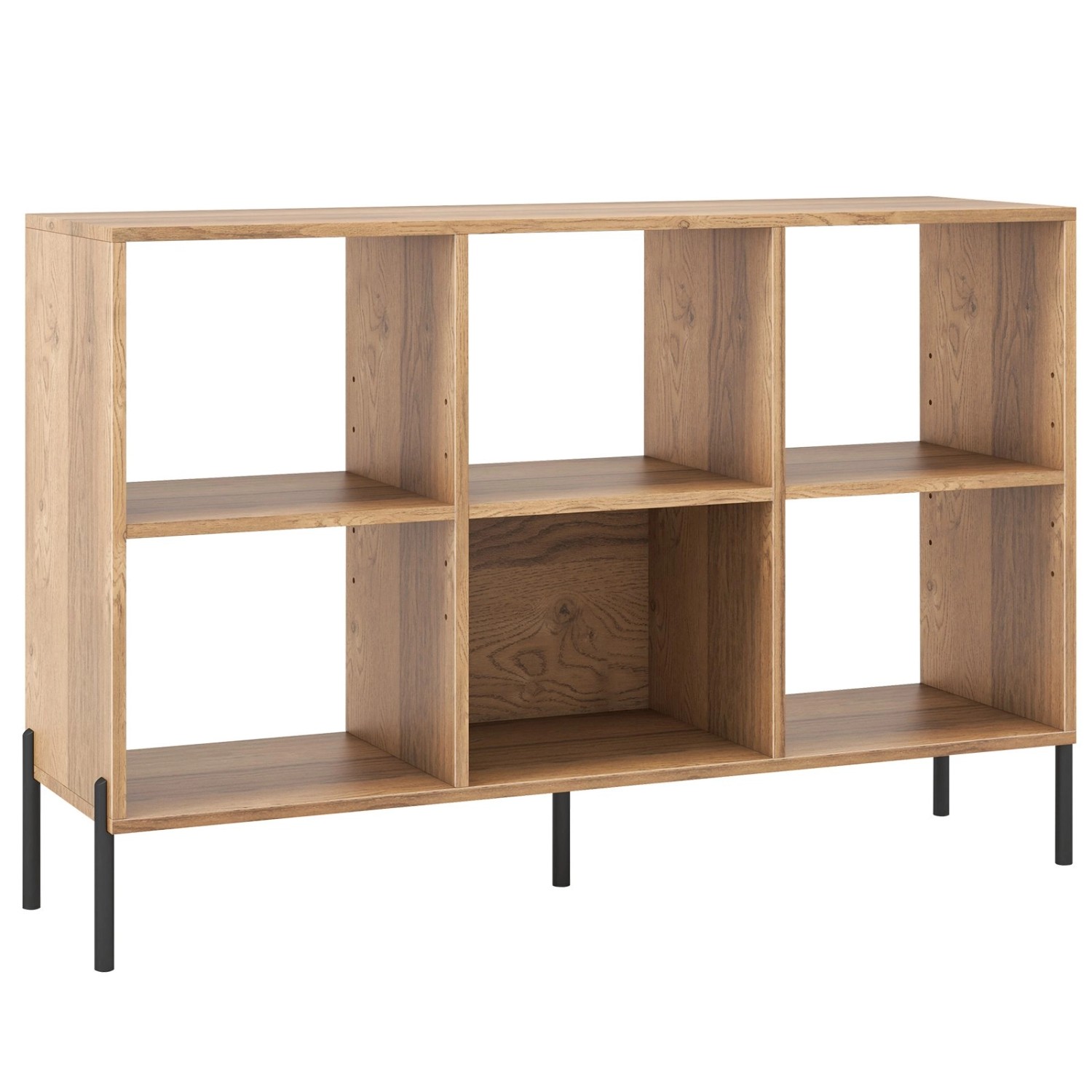 Costway Bücherregal mit 6 Fächern Standregal 120 x 35 x 79,5 cm günstig online kaufen