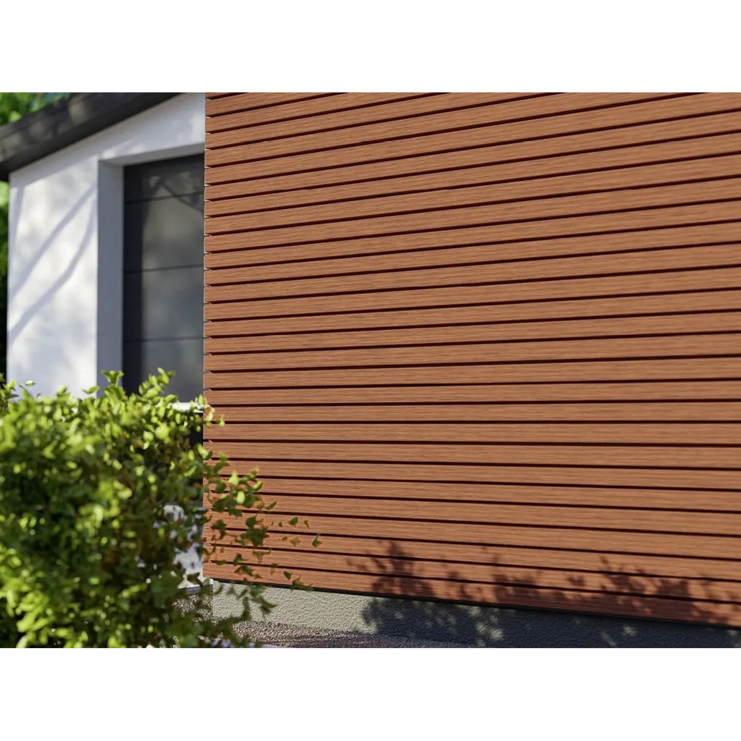 Woodtex Fassadenverkleidung Cumaru KD Rhombusprofil 25 mm Stark 9 cm Breit 396 cm Lang Inhalt 3,96