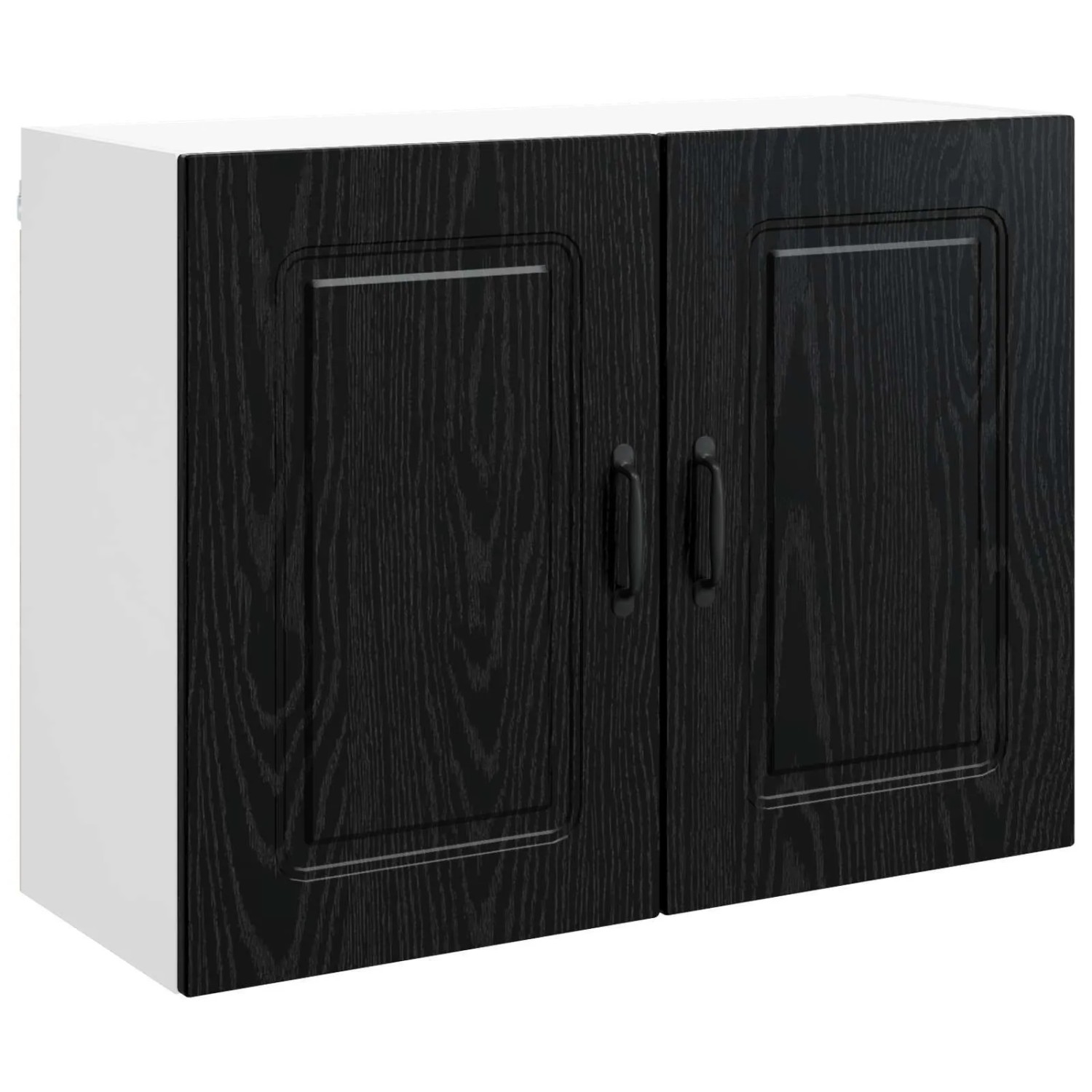 vidaXL Küchenschrank Kalmar Schwarz Eichen-Optik 80 x 31 x 60 cm 8003789