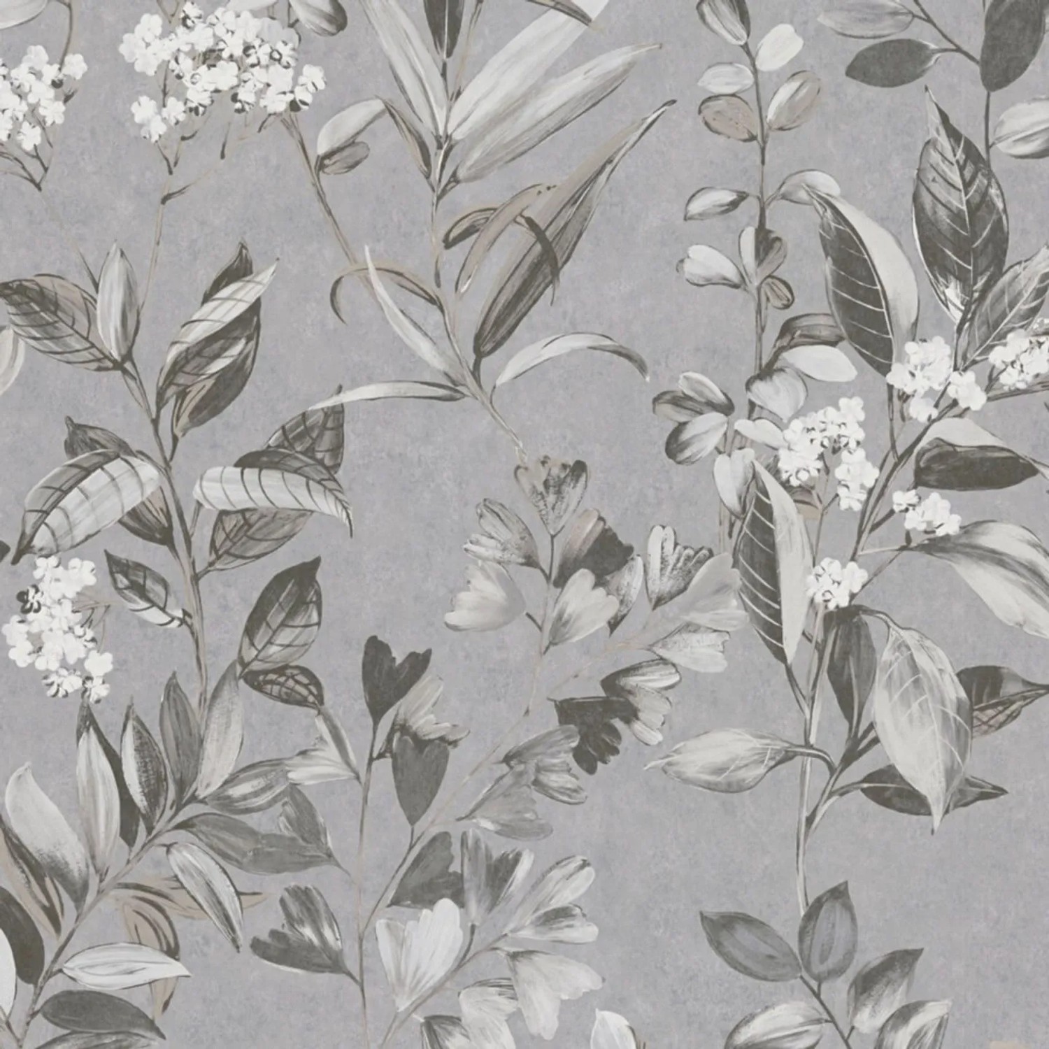 Tadessi Tapete Floral M1-No.4428 Vliestapete in Grau