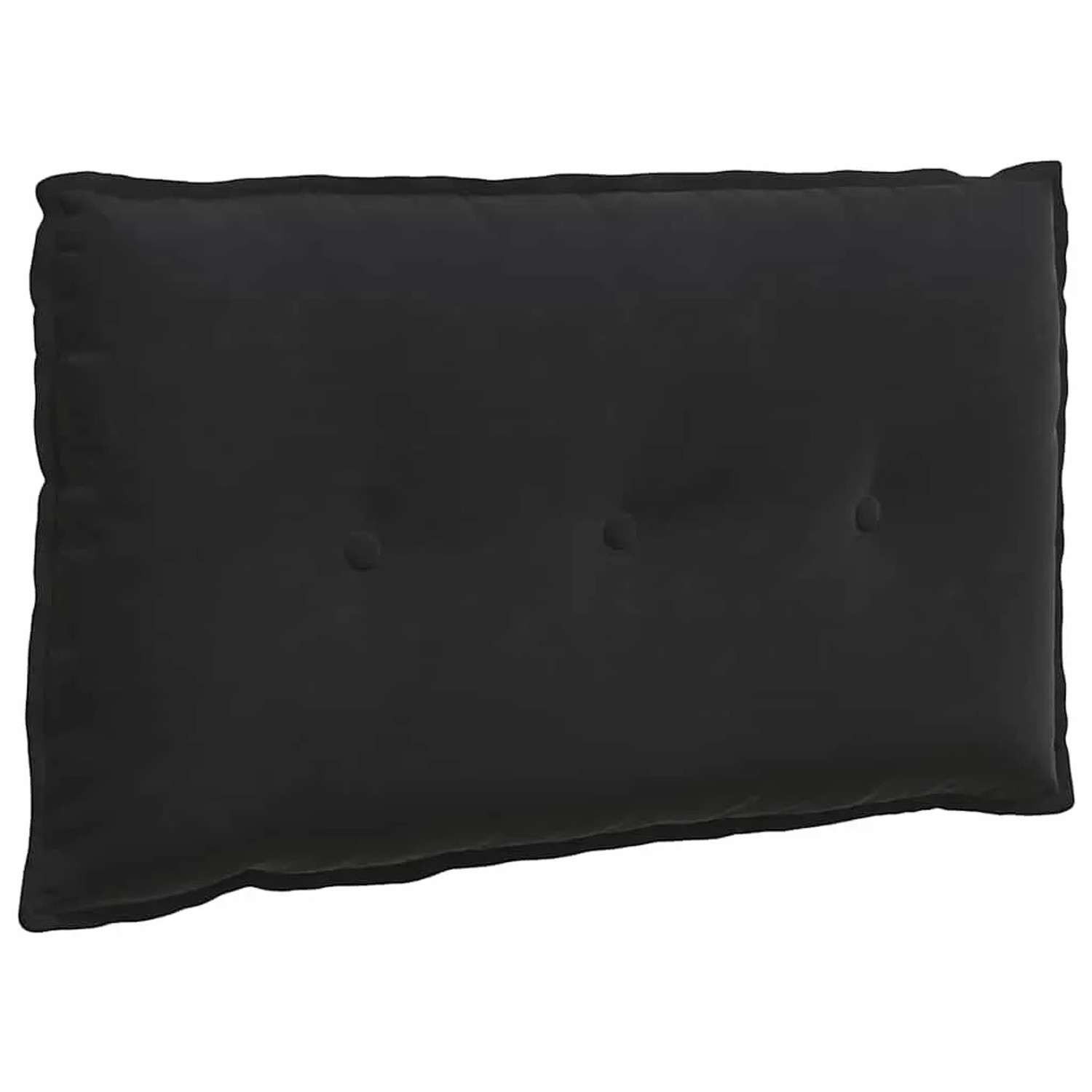vidaXL Rückenkissen Schwarz 80 x 50 cm Cordstoff 42014724