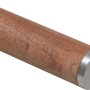 Edelstahl Endkappe flach für Holzhandlauf, Durchmesser 40mm.