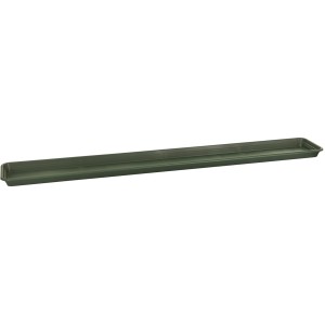 Florus Pflanzkasten-Untersetzer Universal, 100 cm, dunkelgrün, für den Außenbereich.