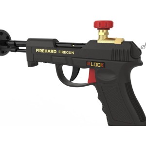 Westfalia Firegun Grillanzünder & Abflammgerät aus schwarzem Metall.