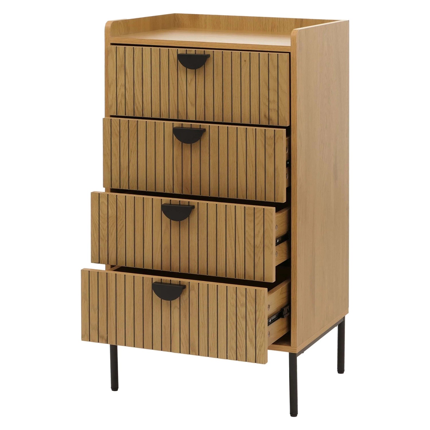 MCW Kommode O39 4 Schubladen Natur günstig online kaufen