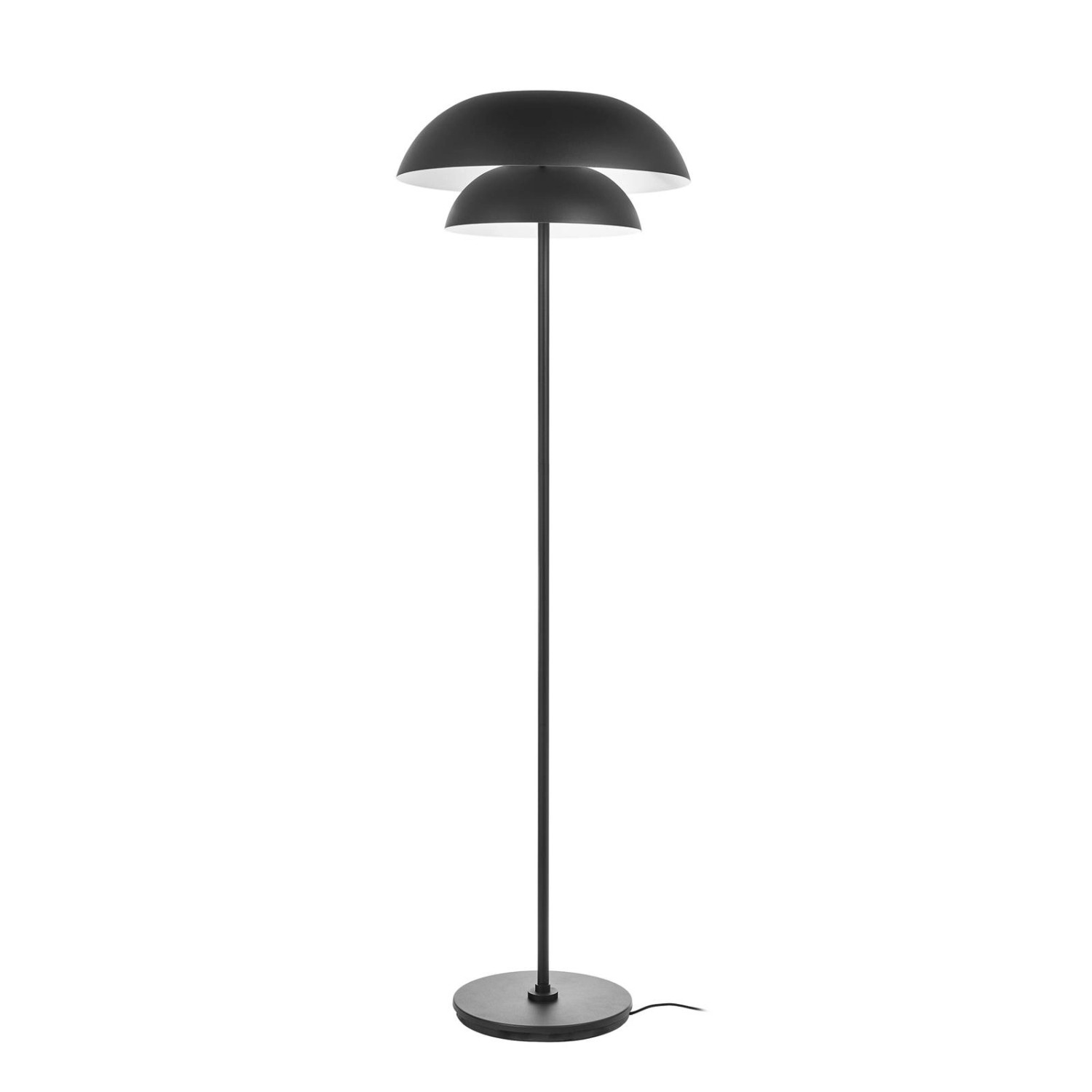 Lucande Stehlampe Kellina 9639769 Design Modern in Schwarz aus Metall 1-flammig E27 Wohnzimmerleuchte