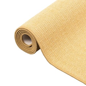 Gerollter Snapstyle Sisal Teppich Natur Honig, 140x200 cm. Klassischer Teppich für ein angenehmes Raumklima.