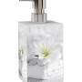 Sanilo Seifenspender Good Feeling mit Blumenmotiv und Edelstahlpumpe.