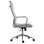 Hellgrauer Svita Office Comfort Bürostuhl mit hoher Rückenlehne und Chromgestell.