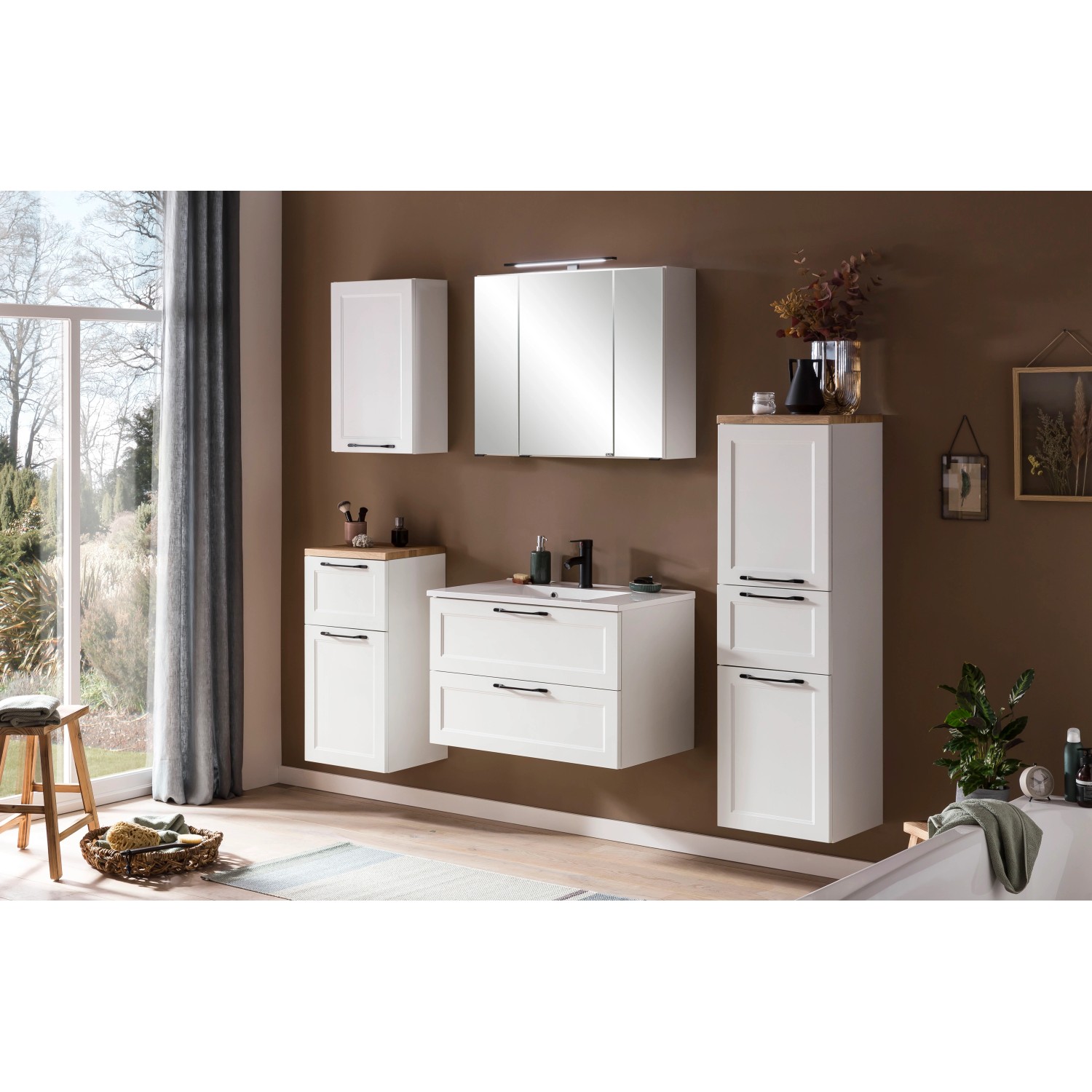 Held Möbel Hängeschrank Padua 40 cm Weiß kaufen bei OBI