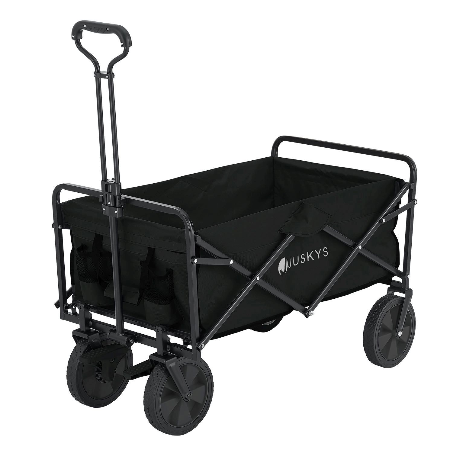 Juskys Bollerwagen Schwarz