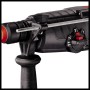 Detailaufnahme: Einhell Bohrhammer TE-RH 950 5F mit Tiefenanschlag und Funktionswahlschalter.