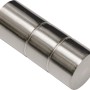 Gardinia Endstück Windsor Zylinder, Edelstahloptik, für 25 mm Stangen, 2er-Pack.