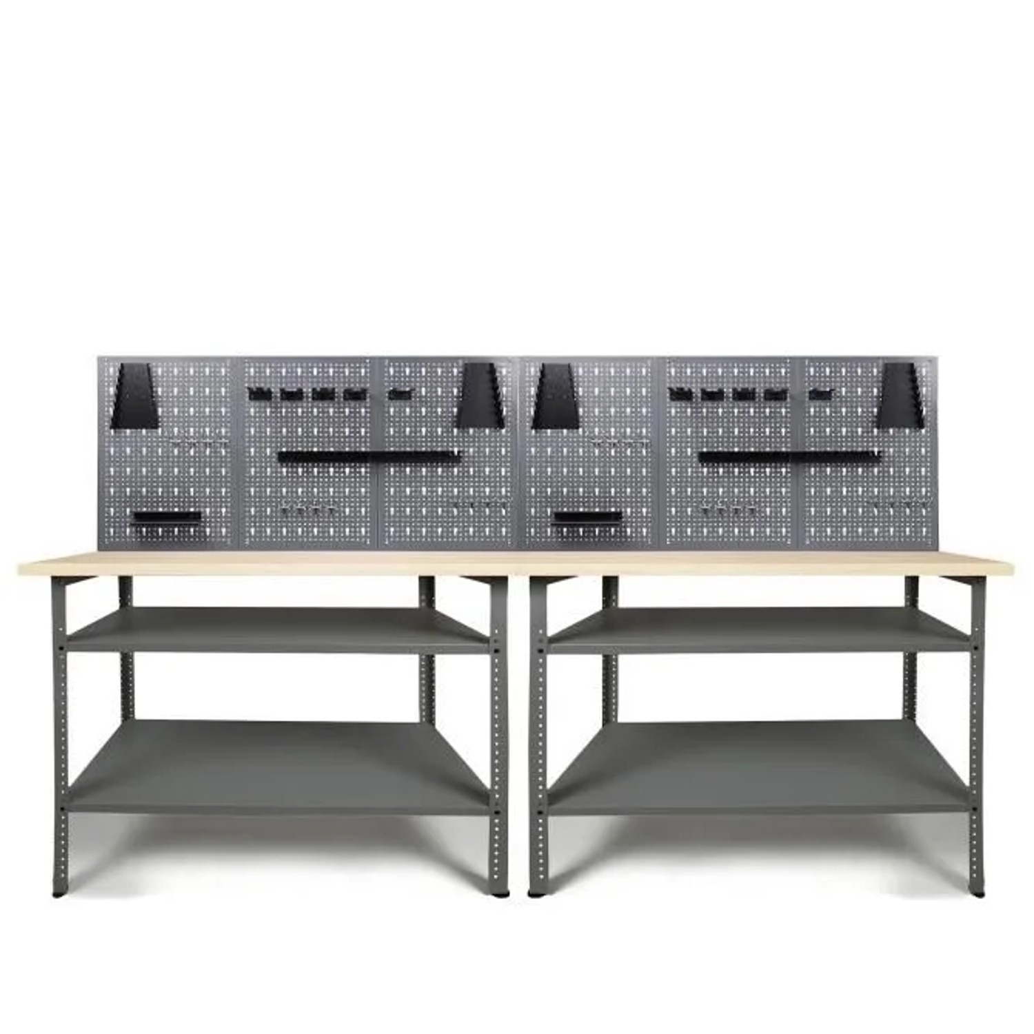 Ondis24 Werkstatt Set Basic 240cm Melamin + 2 Jochen