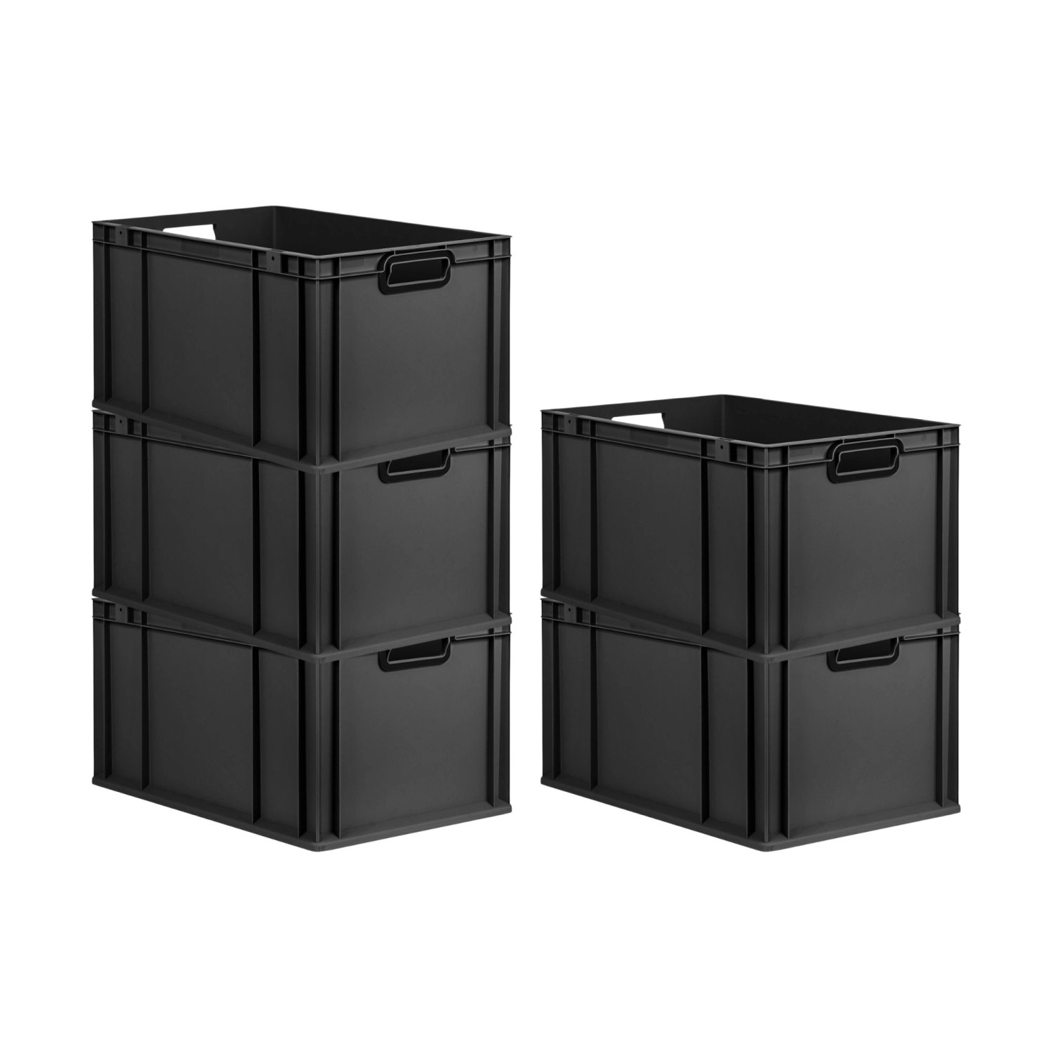 PROREGAL SparSet 5x Eurobox Nextgen Color HxBxT 32x40x60cm 65 Liter Griffe günstig online kaufen