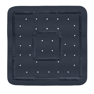 Wenko Duscheinlage Florida 55 cm x 55 cm Grau