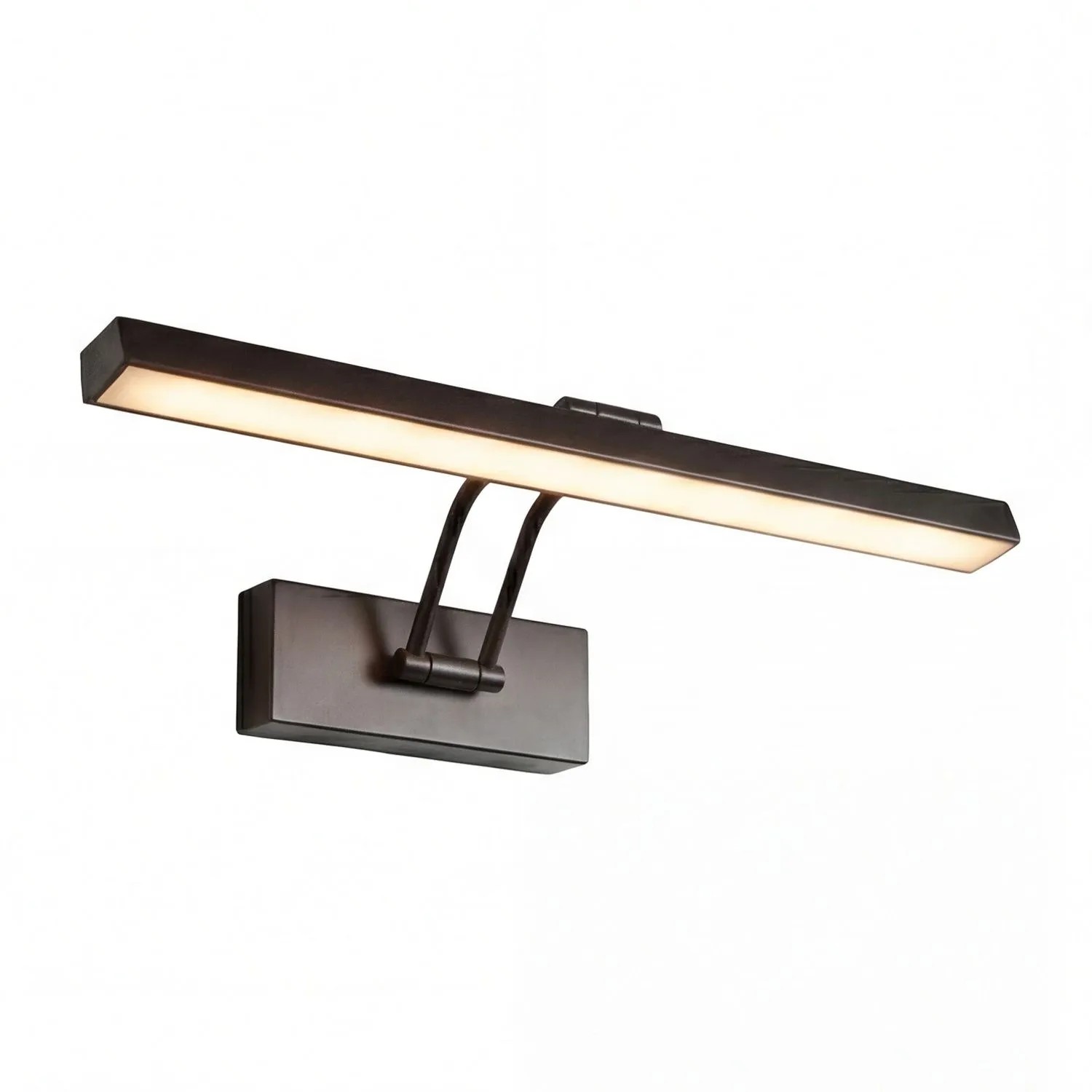 Licht-Erlebnisse LED Bilderleuchte Schwarz 40,5 CM Breit Mit Schalter Verstellbar 3000 K 342 LM