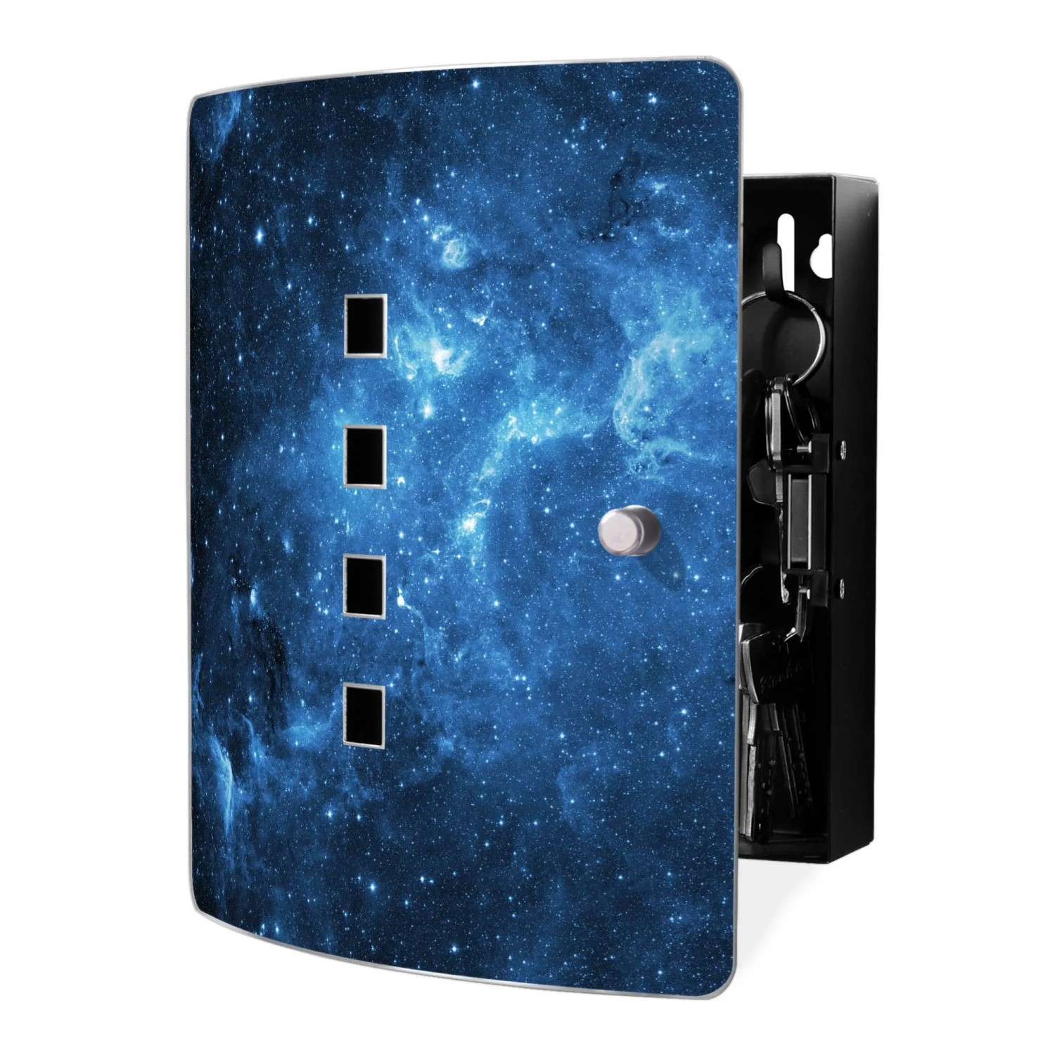 Banjado Design Schlüsselkasten Aus Edelstahl Für 10 Schlüssel 24x21,5x7cm M günstig online kaufen