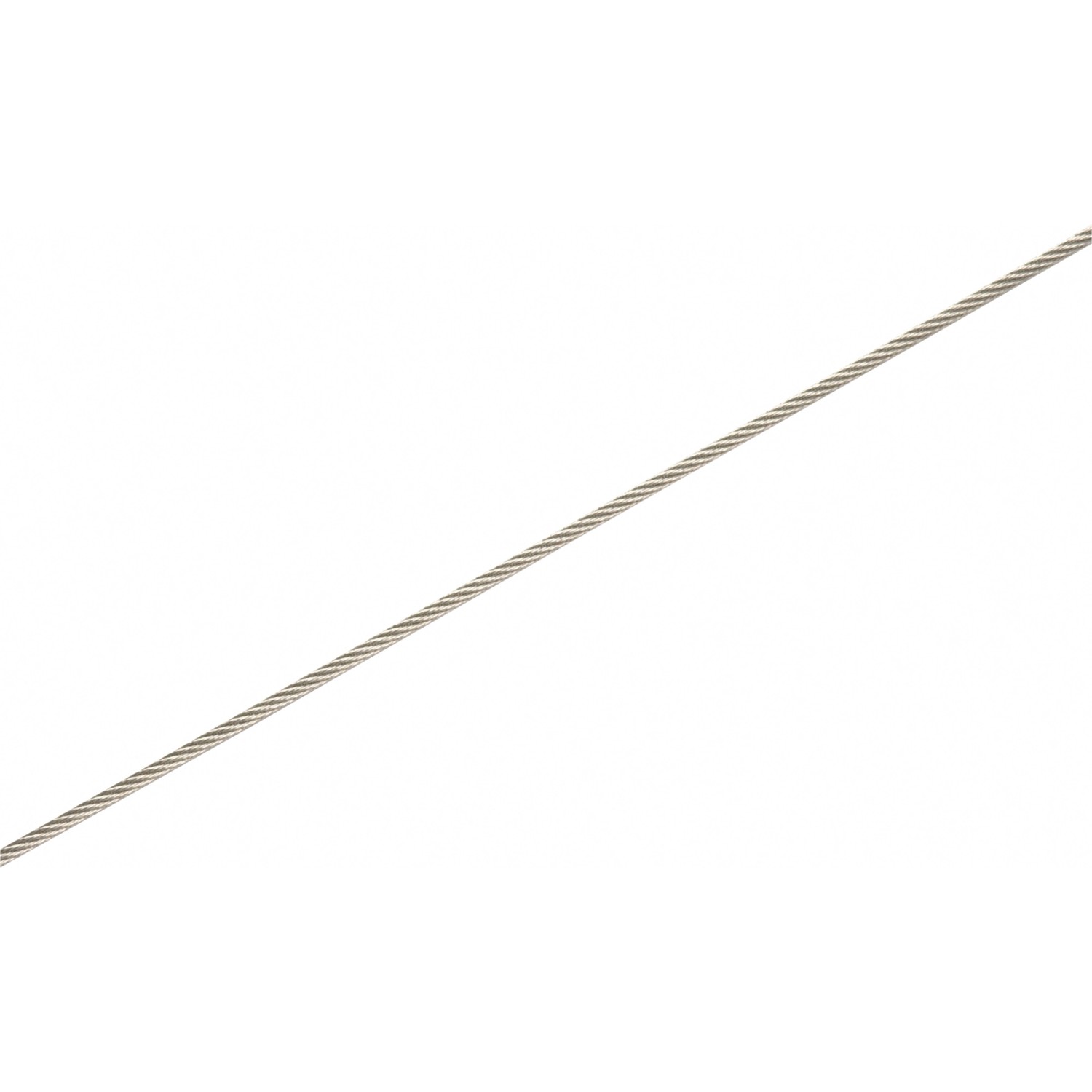 Drahtseil Ø 4 mm Silber Meterware